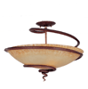 11902VADB Desert Wind Semi Flush Ceiling Light