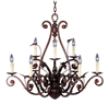 20655WB Nouveau Chandelier