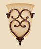 1001RBZ Courtney Lakes Sconce