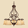 1005RBZ Courtney Lakes Chandelier