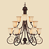 1012RBZ Chateau Chandelier