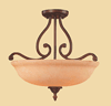 1033RBZ Courtney Lakes Semi-Flush Light