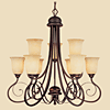 1059RBZ Chateau Chandelier