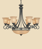 6411BK Sherri Chandelier
