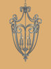 789AP Iron Gate Foyer Light