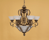 819BG Burnished Gold Chandelier