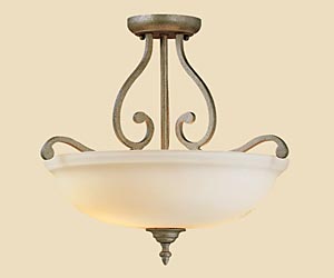 1133VI Courtney Lakes Semi-Flush Light