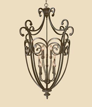 7812BG Iron Gate Foyer Light