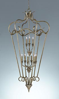 F2264/9MSH  Smoky Topaz Chandelier