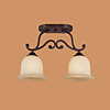 MIL-1042RBZ Courtney Lakes Semi Flush Mount