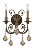 5112-EB-GTS Regis Crystal Wall Sconce