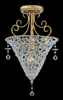 5900-BG-CL Signature Crystal Ceiling Light