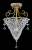 5900-BG-VLV Signature Crystal Ceiling Light