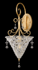 5901-BG-CL Signature Crystal Sconce