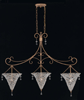 5913-BG-CL Signature Crystal Hanging Light
