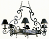 7756KB Tahoe Pot Rack Island Light