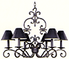 7760KB-SHD28KB Tahoe Chandelier