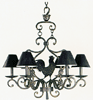 7765KB Country French Oval Chandelier