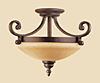 1212RBZ Oxford Semi Flush Light