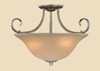 43SM Main Street Semi Flush