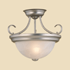 5031SN Satin Nickel Semi Flush Light