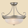 5035SN Satin Nickel Semi Flush Light