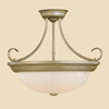5035VI Vintage Iron Semi Flush Light