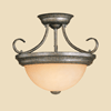 5091SM Silver Mist Semi Flush Light