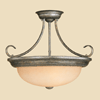 5095SM Silver Mist Semi Flush Light