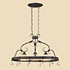 523BG Burnished Gold Island Light