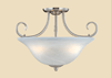 53SN Main Street Semi Flush Light