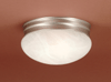 552SN Satin Nickel Flush Ceiling Light