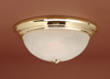 565PB Polished Brass Flush Ceiling Light