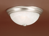 565SN Satin Nickel Flush Ceiling Light