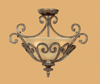 923BG Iron Gate Semi Flush Ceiling Light