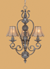 943SM Silver Mist Chandelier