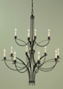 F1891-8+4ORB Boulevard Chandelier