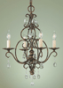 F1904-4MBZ Chateau Chandelier