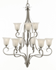 F2041-6+3BS Vista Chandelier
