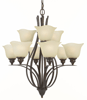 F2053-6+3GBZ Morningside Chandelier