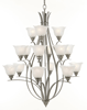 F2054-3+6+6AP Morningside Chandelier