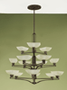 F2067-6+6+3CB Aspen Lodge Chandelier