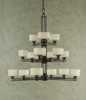 F2085-6+6+3GBZ Fusion Chandelier