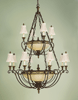 F2107-8+4+2WAL Edwardian Chandelier