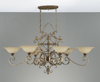 F2176-6GIS-PCN  Alderson Court Chandelier