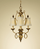 F2240/3AMCR Gallica Rose Chandelier