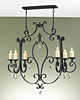 F2278/6AF  Kings Table Chandelier
