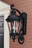 OL1904BK Castle Outdoor Wall Lantern