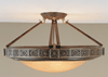 SF184PAL Medallion Semi Flush Ceiling Light