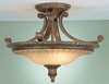 SF193BRB Stirling Castle Semi Flush Ceiling Light